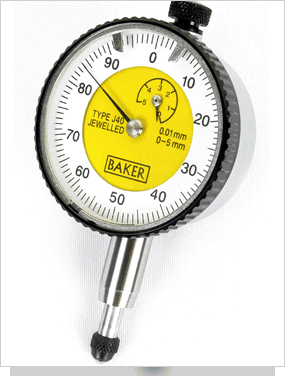 40 mm diameter plunger dial gauge